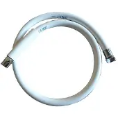 Delabie witte flexibele hogedrukslang 1200mm voor voeding FF1/2"