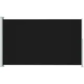 vidaXL Tuinscherm uittrekbaar 220x300 cm zwart