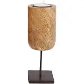 Gifts Amsterdam Kaarsenhouder 7 X 28 Cm Mango Hout Naturel