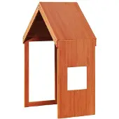 vidaXL Kinderbedhuisje 55x84x132 cm massief grenenhout wasbruin