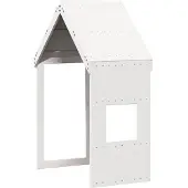 vidaXL Kinderbedhuisje 55x99x139,5 cm massief grenenhout wit