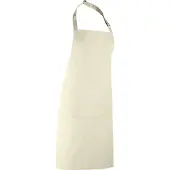 Premier Dames/Dames Kleuren Bipschort Met Zak / Werkkleding (Pakket van 2) (Natuurlijk)