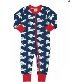 Maxomorra Rompersuit LS ARCTIC FOX 62/68
