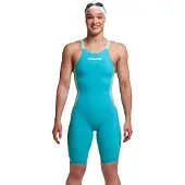 Funkita Apex Viper Open Back Competition Swimsuit Groen 28 Vrouw
