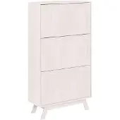 Notio Living Ohio-Schoenenkast - 2-Kleps - Wit Grenen