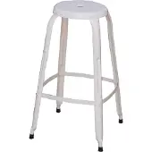 Notio Living Iron-Barkruk - 74 cm - Crème Metaal