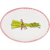 Blond Amsterdam , Everyday: ovale schaal 27 cm Asparagus