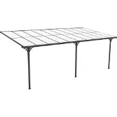 Westmann Alu terrasoverkapping Bruce 617, zwart, 300x617x270 cm