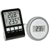 TFA-Dostmann Palma 30.3067.10 Zwembadthermometer Zwart