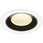 SLV Inbouwspot Numinos M wit/zwart 3000K - 55gr