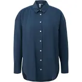 QS Blouse donkerblauw