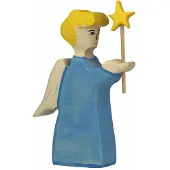 Holztiger Figurine Engel met Ster - - 80288 - Handgeschilderd - Voor Kinderen van 3 jaar en ouder