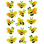 Herma Stickers Bijen neon - 10 stuks
