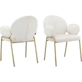 Loft 24 Iwama-Eetkamerstoel - 2 Pack - Crème