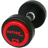 Softee Pro-sport 6 kg halter, zwart. 6 kg, zwart