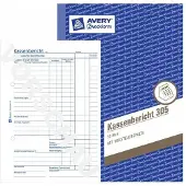 Avery Avery-Zweckform Kasverslagformulier 305 Din A5 Wit Aantal Paginas: 50 Zelfkopiërend: Nee
