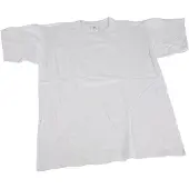 Packlinq T-shirts, B: 52 cm, afm medium, ronde hals, 145 gr, wit, 1 stuk