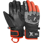 Reusch Sporthandschoenen 'Worldcup Warrior Prime' donkeroranje / zwart / wit