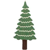Bloomingville Adventskalender katoen groen Douglas 90cm