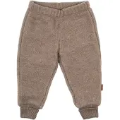 Mikk-Line - Kid's Wool Pants - Fleecebroek 98, bruin