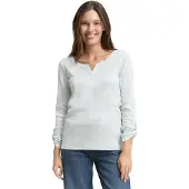 Tom Tailor Regular fit shirt met lange mouwen van katoenmix