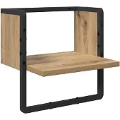 vidaXL Wandplank Muurmontage Ambachtelijk Eiken 30 x 25 x 30 cm
