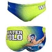 Turbo New Wp Swimming Brief Groen,Blauw 8 Years Jongen