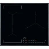 AEG TI64IB10IZ, Zwart, Inbouw, 60 cm, Inductiekookplaat met zones, Glas, 4 zones