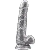 Chisa Novelties - Justin Sider Silver Dildo - Dong - Zilver
