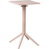 Beliani LEMNOS - Tuintafel - Beige - Synthetisch materiaal
