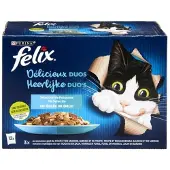 Felix 6x - Malse reepjes visselectie in gelei - 12x85g