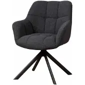 Tower Living - Alba draaibare armstoel - donkerblauw