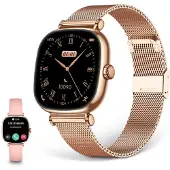 Ksix Smartwatch - - Iria Rosa - 1.7" AMOLED - 2 Verwisselbare Bandjes - Gezondheidsmonitoring