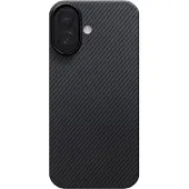 Pitaka Ultra Slim Backcover voor de Apple iPhone 17 - Zwart