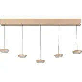 Eth Moderne 5-lichts hanglamp Desiree zand