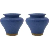House Doctor Kolo vaas Blauw, 8,5 cm, 2-pack