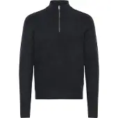 Casual Friday Trui ' CFHEINE halfzip ' donkerblauw
