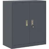 vidaXL Opbergkast Antraciet 80 x 40 x 90 cm Staal