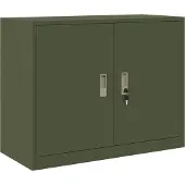 vidaXL Opbergkast Olijf Groen 90 x 40 x 70 cm Staal