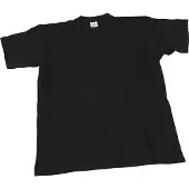 Packlinq T-shirts, B: 52 cm, afm medium, ronde hals, 145 gr, zwart, 1 stuk