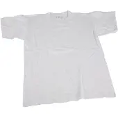 Packlinq T-shirts, B: 48 cm, afm small, ronde hals, 145 gr, wit, 1 stuk