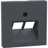 Merten 298014 UAE-, IAE-, ISDN-contactdoos Afdekking System M Antraciet 1 stuk(s)