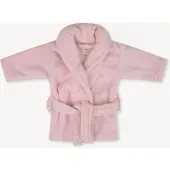Dreamhouse Coral Fleece Badjas – 1‑2 jaar – Poeder Roze