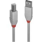 Lindy Kabel Micro USB LINDY 36681 Zwart Grijs (1 Stuks)