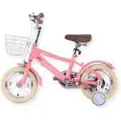 Buxibo - Kinderfiets voor Meisjes - Luna - 12 Inch - Roze