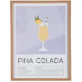 PT Living Wanddecoratie Pina Colada Soft Purple