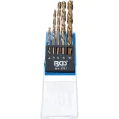 Bgs Boorbitje, Boorset links snijdend 5-delig. (4 - 10 mm)