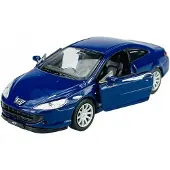 Welly Wally Peugeot 407 Metaal Blauw Schaal Cup 1:34 modelauto
