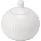Excellent houseware Suikerpot Met Deksel Porselein Doos A 6 Wit wit Porselein