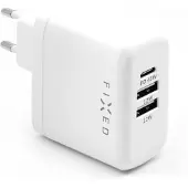 FIXED Power Delivery Oplader met 3 Usb Poorten 45W Wit